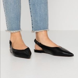 Topshop Apple slingback flats